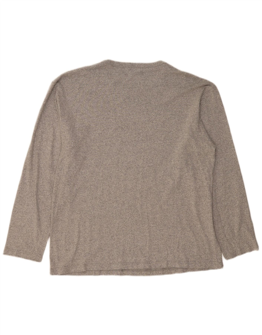 CHAMPION Mens Graphic Top Long Sleeve XL Grey Flecked