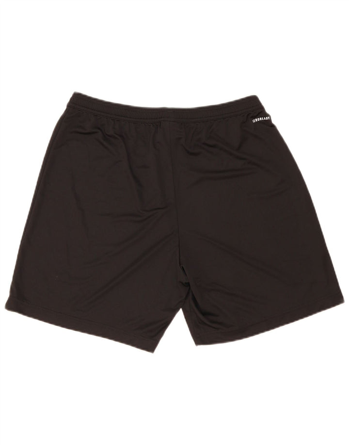 Adidas Short de sport Aeroready pour hommes, grand, noir, polyester
