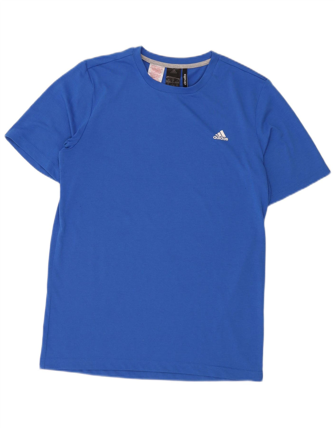 ADIDAS Garçon Climalite T-Shirt Top 15-16 ans Bleu Polyester