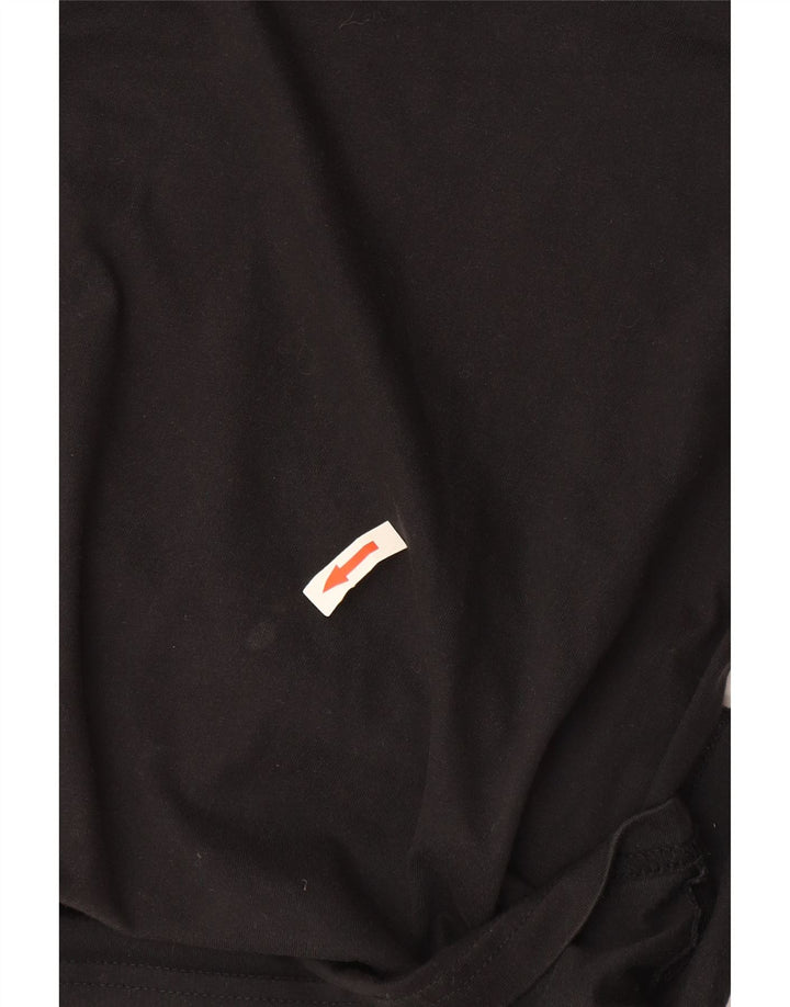 Adidas Hommes Climalite T-Shirt Haut Petit Noir Coton