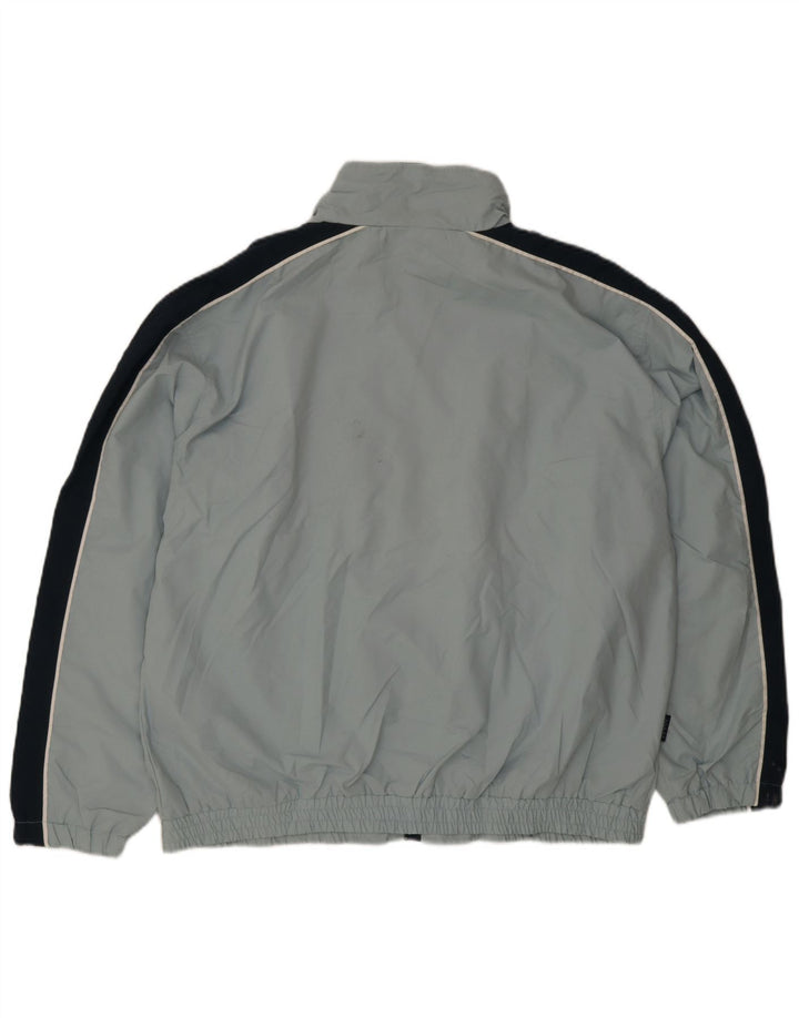 Feroti Veste coupe-vent pour homme UK 42 XL Bleu Colorblock Polyester