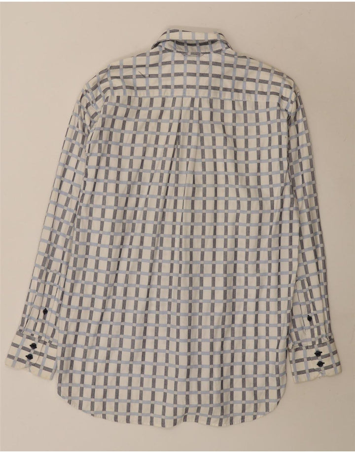 Tommy Hilfiger Chemise Homme Petit Carreau Blanc Coton
