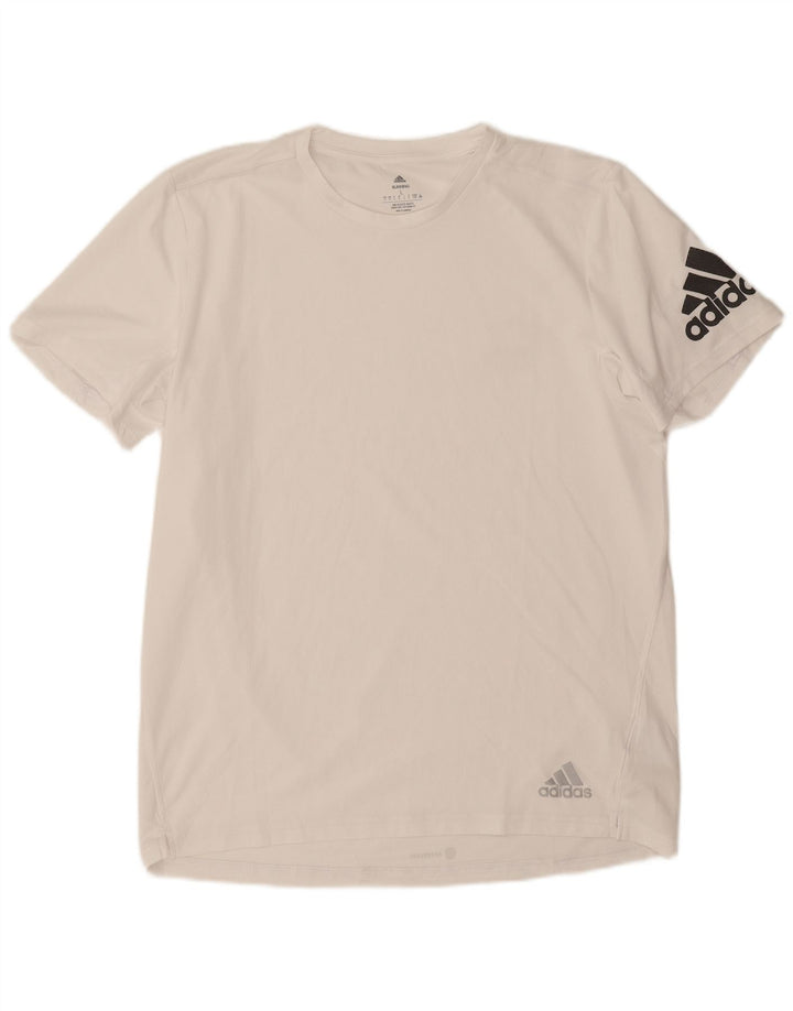 Adidas Hommes Aeroready Graphic T-Shirt Haut Grand Blanc Polyester
