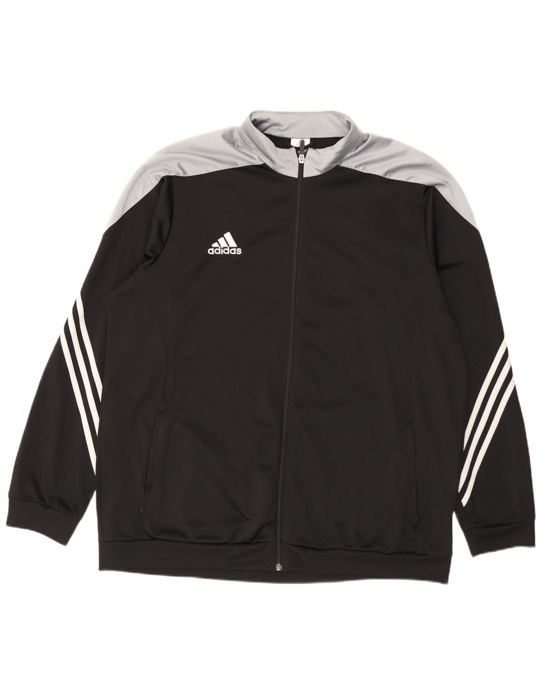Adidas Veste de survêtement pour homme 2XL Noir Colourblock Polyester