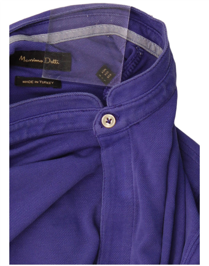 MASSIMO DUTTI Polo Homme Grand Violet