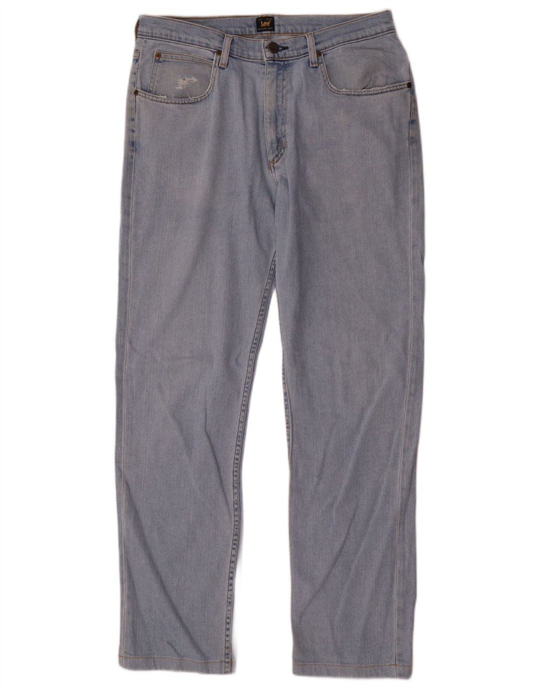 Lee Jean Droit Brooklyn W33 L32 Homme Bleu Coton