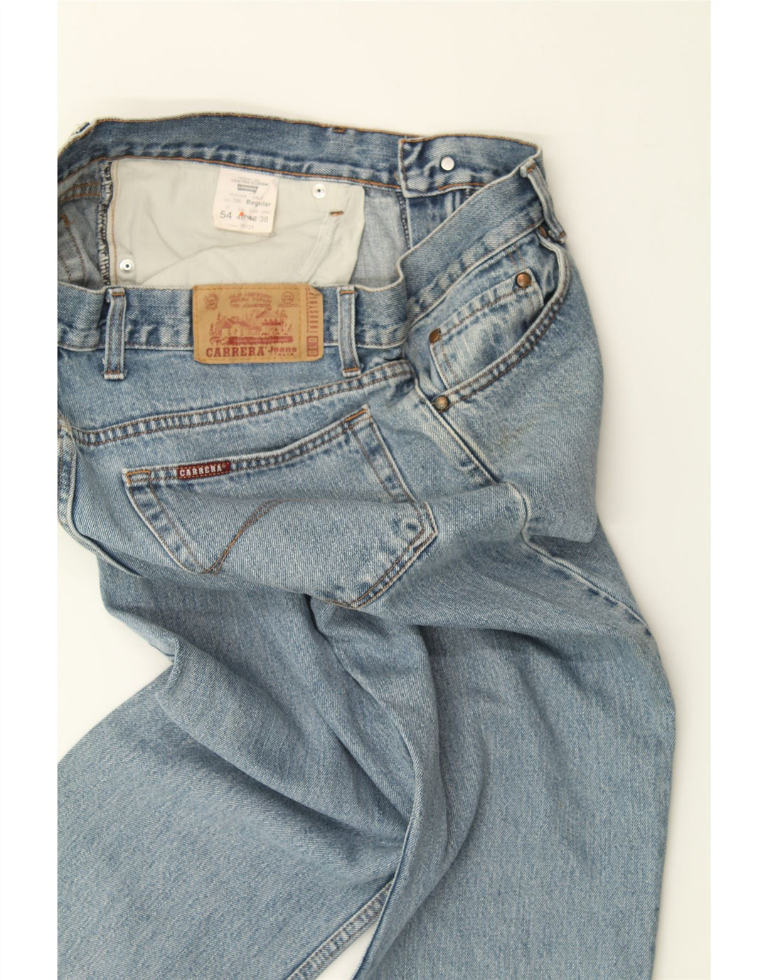 CARRERA Jean Droit 700 Homme W38 L25 Bleu Coton