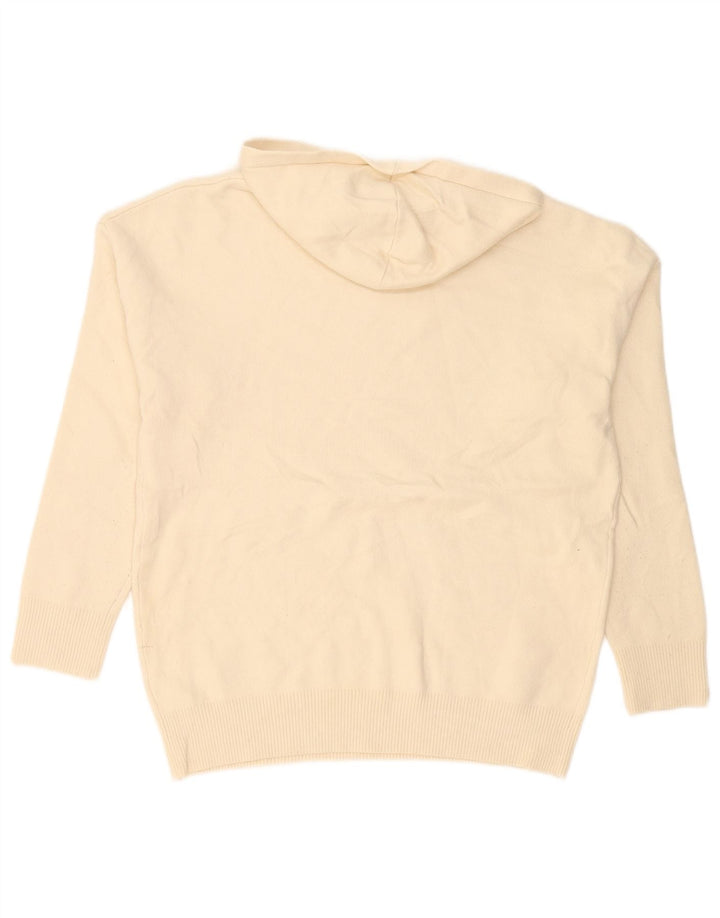 Zara Pull à capuche pour homme Petit Blanc cassé