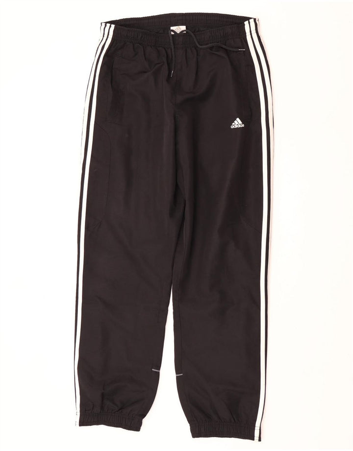 Adidas Pantalon de survêtement pour homme UK 40/42 Medium Noir Polyester