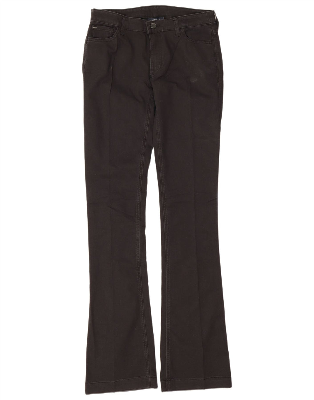 Armani Femme Jean Évasé W29 L35 Coton Noir