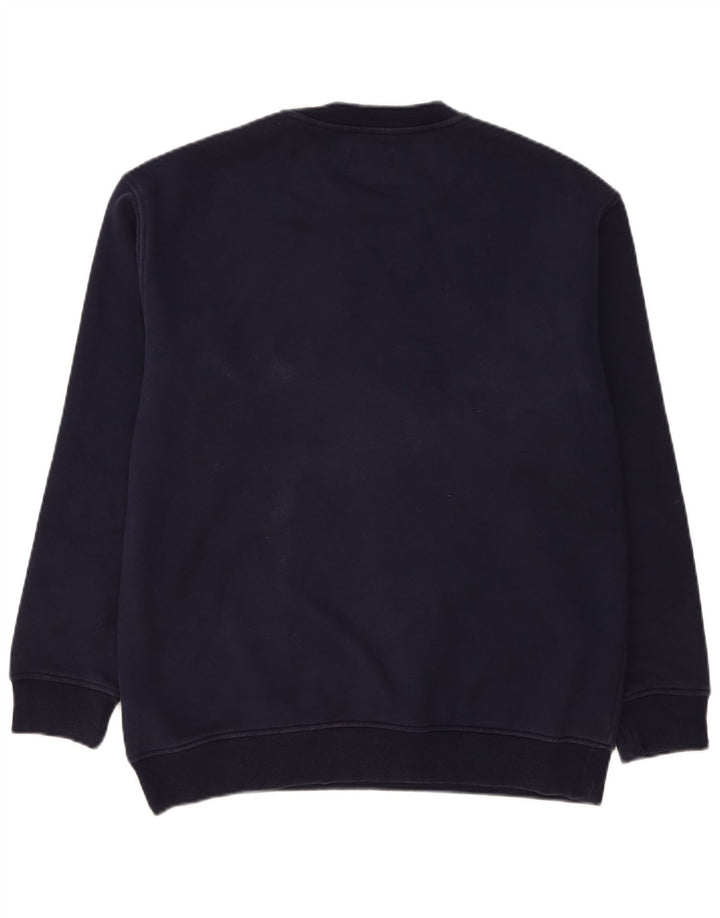 Tommy Hilfiger Sweat-shirt pour homme en coton bleu marine Taille L