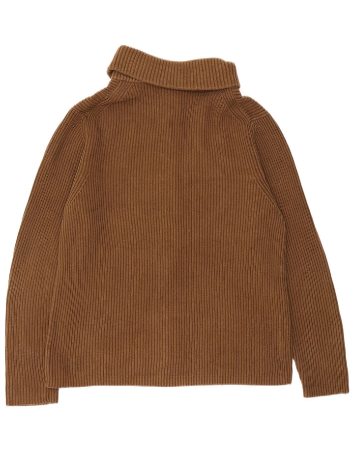 Gap Cardigan Homme Pull Large Marron Coton
