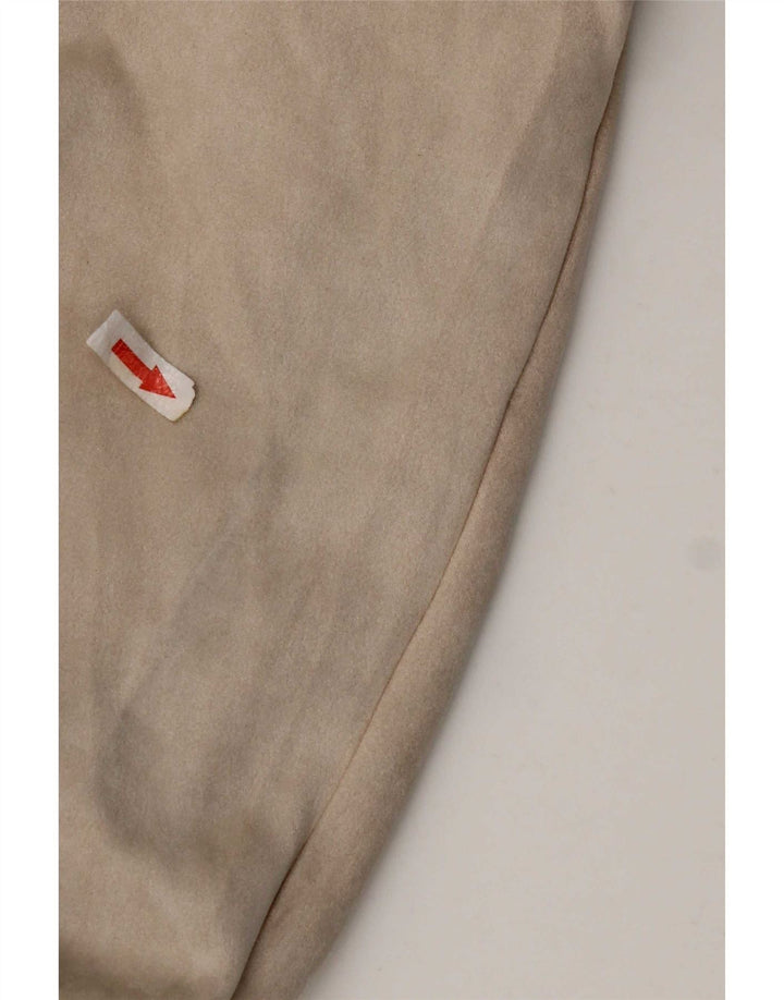 Zara Veste bomber surdimensionnée pour femme UK 14 Polyester beige moyen