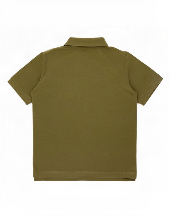 Kappa Polo Homme Kaki Moyen Coton
