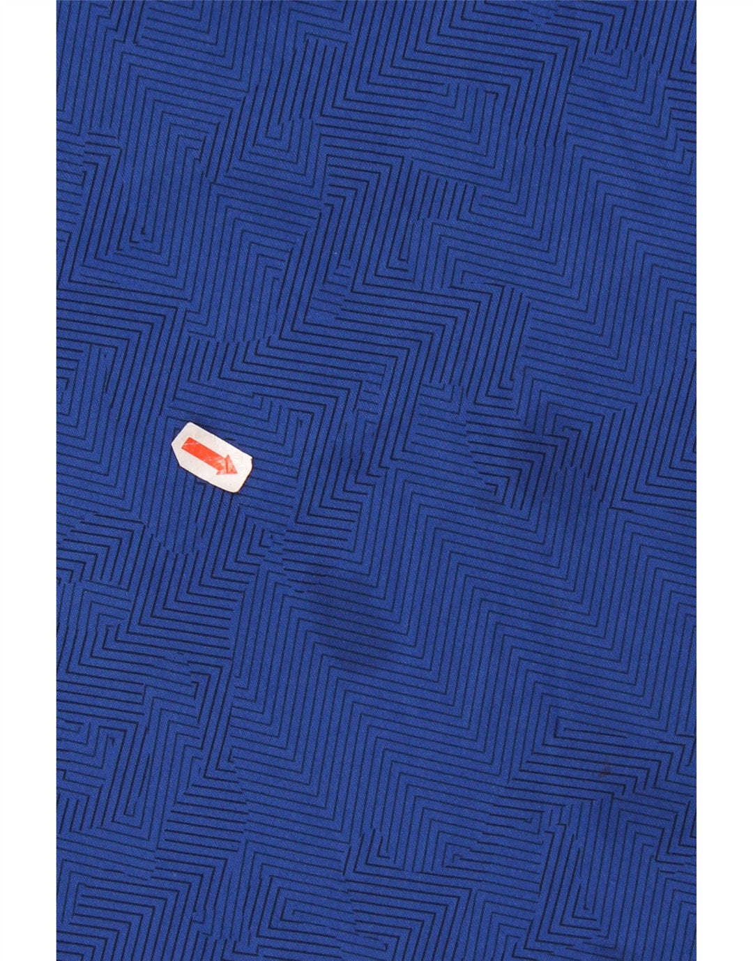 Adidas Climalite T-Shirt Top Petit Bleu Géométrique Polyester