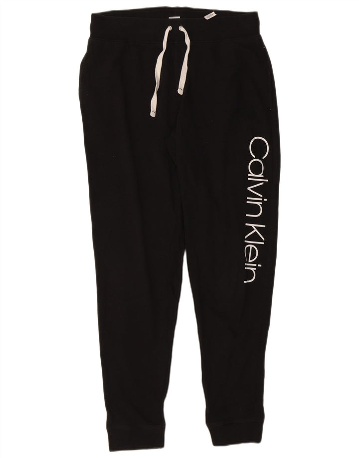 CALVIN KLEIN Pantalon De Survêtement Graphique Joggers Noir Moyen Femme