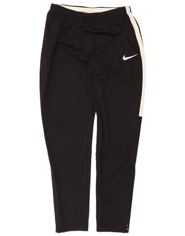 Nike Mens Dri Fit Tracksuit Trousers Large Black Colourblock Polyester