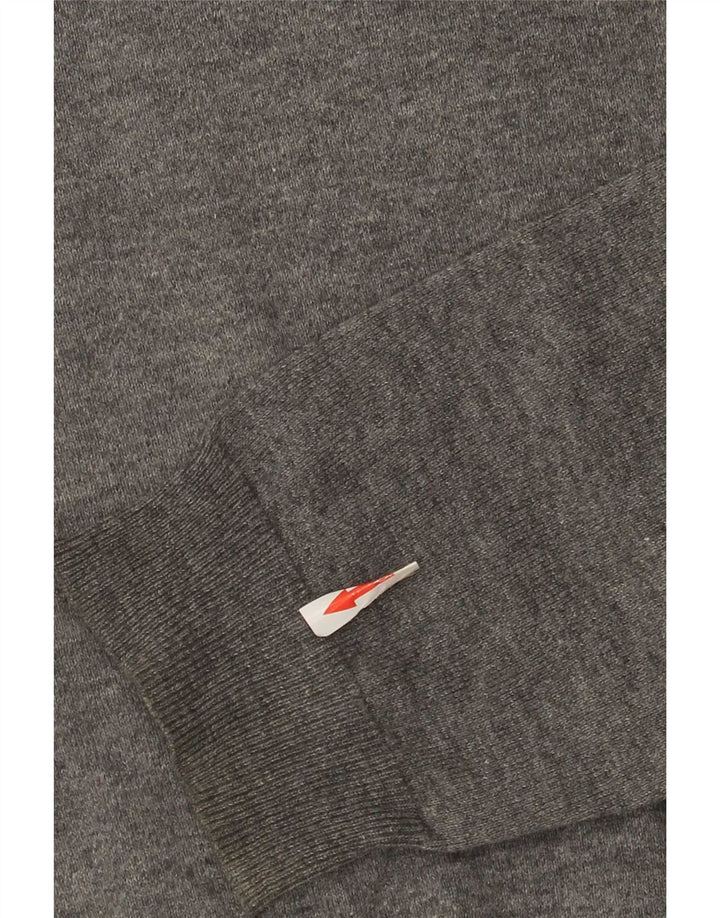 Sun68 Pull col rond coupe classique pour homme XL en laine grise