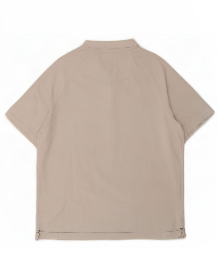 Fat Face T-Shirt Homme Haut Moyen Blanc Coton
