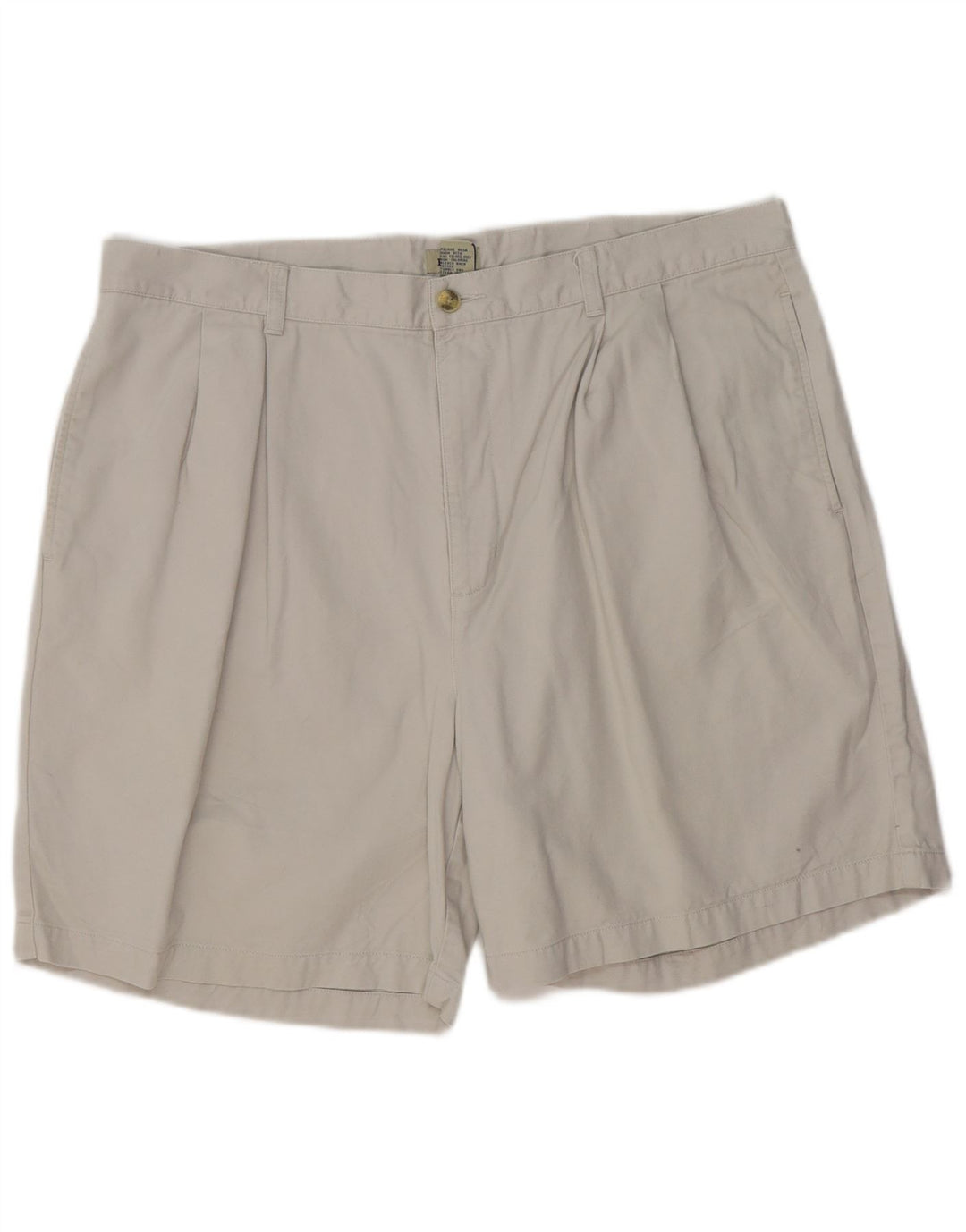 Izod Short Chino Pegged Homme W38 XL Gris Coton