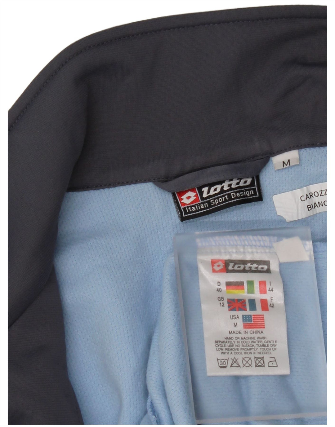 Lotto Veste de survêtement pour femme UK 12 Bleu moyen Colorblock Polyester