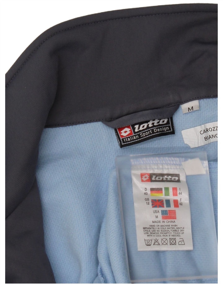Lotto Veste de survêtement pour femme UK 12 Bleu moyen Colorblock Polyester
