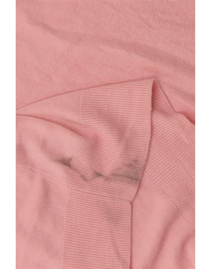 Marks & Spencer Pull Blue Harbor Col V Homme Rose Moyen Acrylique