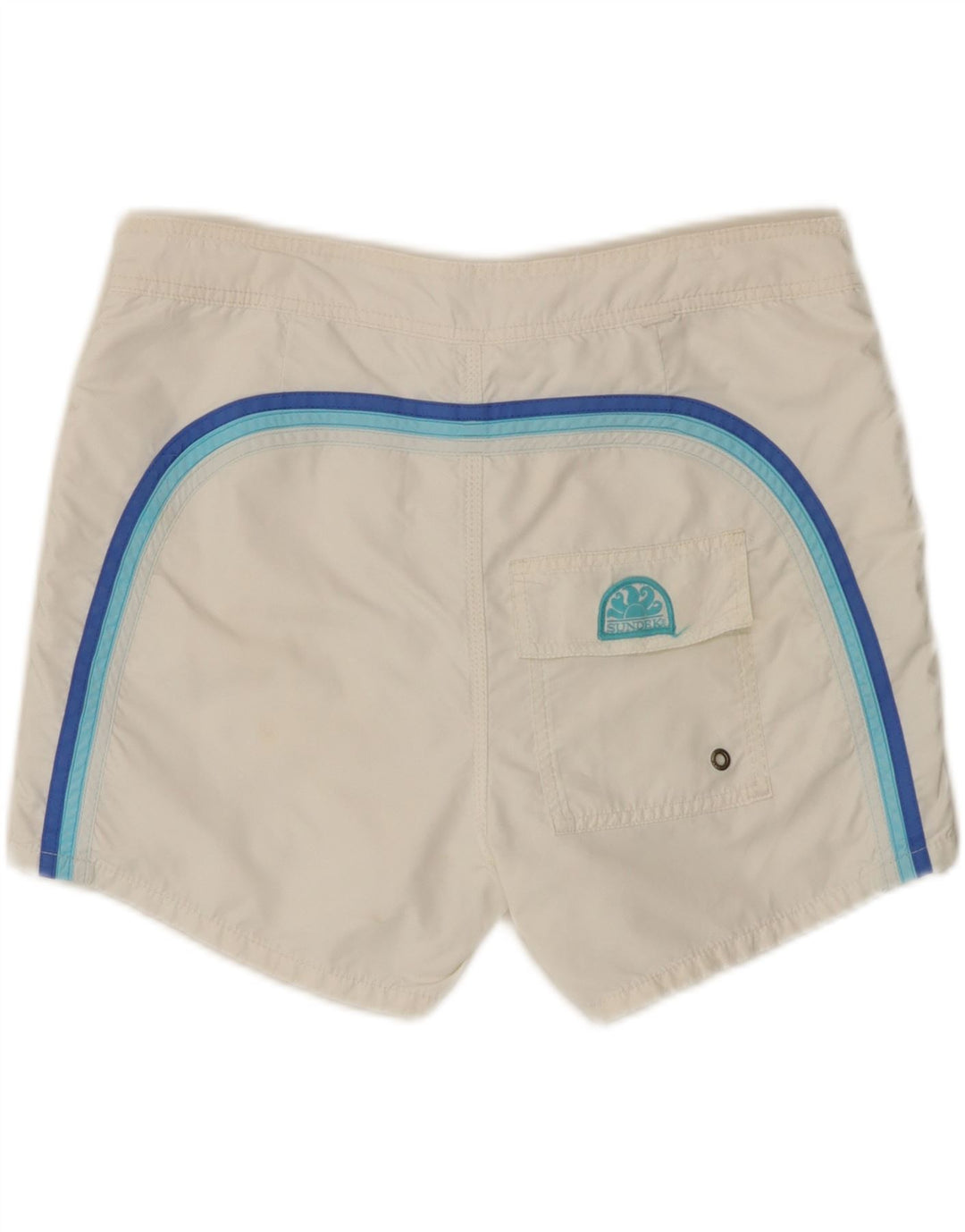 Sundek Short de bain homme grand blanc