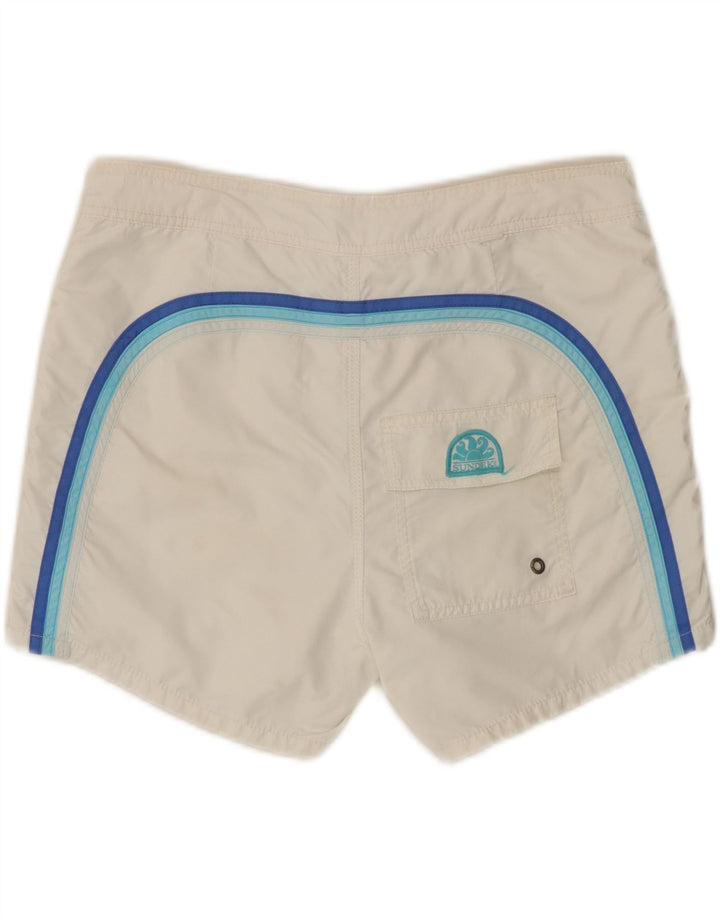 Sundek Short de bain homme grand blanc