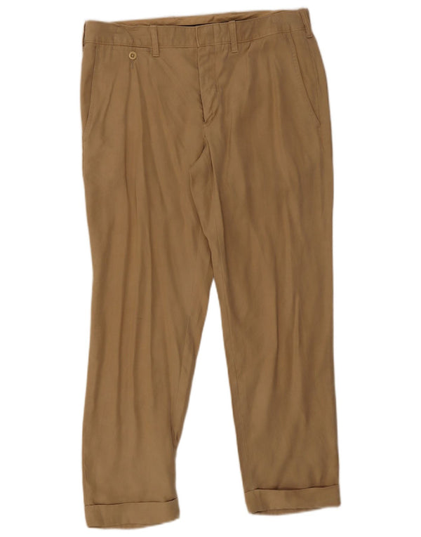 Ralph Lauren Pantalon chino droit pour femme US 6 Medium W32 L26 Beige