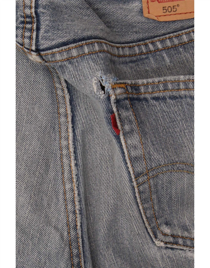 Levi's Jean Droit 505 Homme Bleu W34 L32 Coton