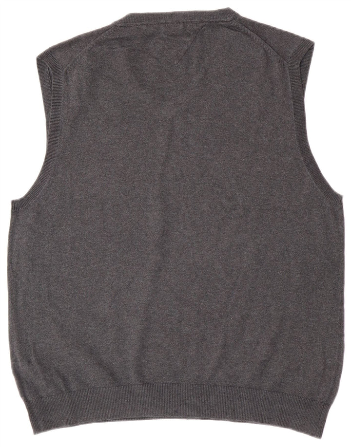 Tommy Hilfiger Débardeur pour homme en coton gris Taille L