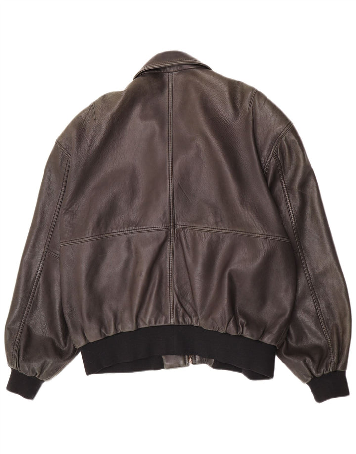 Veste en cuir homme Liberty IT 54 2XL cuir marron
