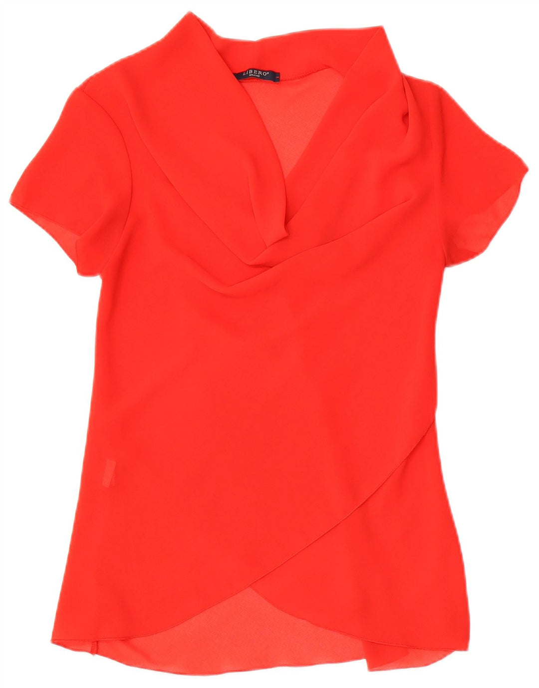 Libero Chemisier Femme UK 10 Petit Rouge Polyester