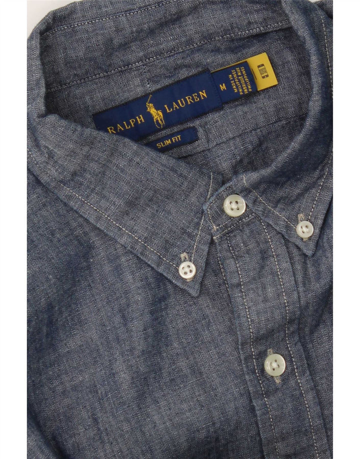 Ralph Lauren Chemise Slim Fit Homme Bleu Marine Moyen