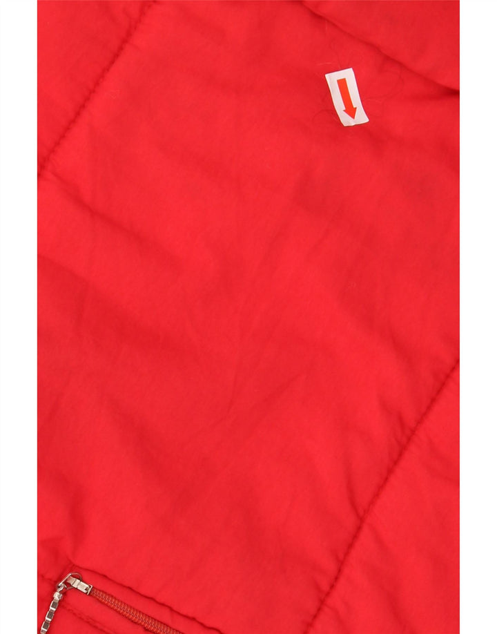 BRUGI Veste matelassée IT 50 Large Rouge Polyamide Homme