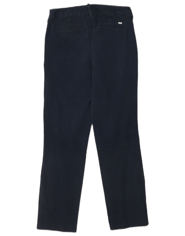 Tommy Hilfiger Pantalon chino droit pour femme US 6 Medium W26 L27 Bleu marine