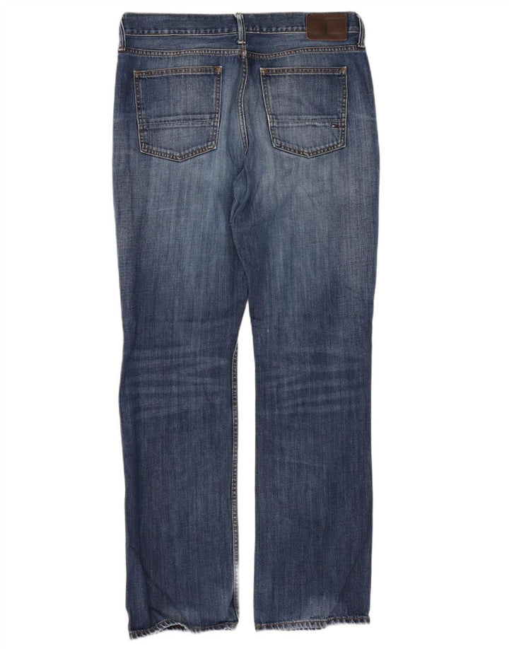 Tommy Hilfiger Jean droit régulier pour homme W36 L34 bleu coton