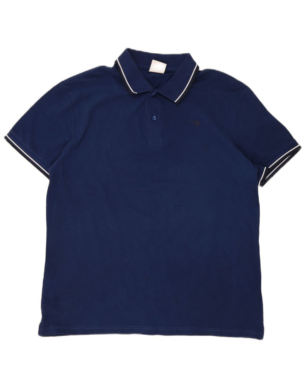 Diadora Polo Homme 2XL Bleu Marine Coton