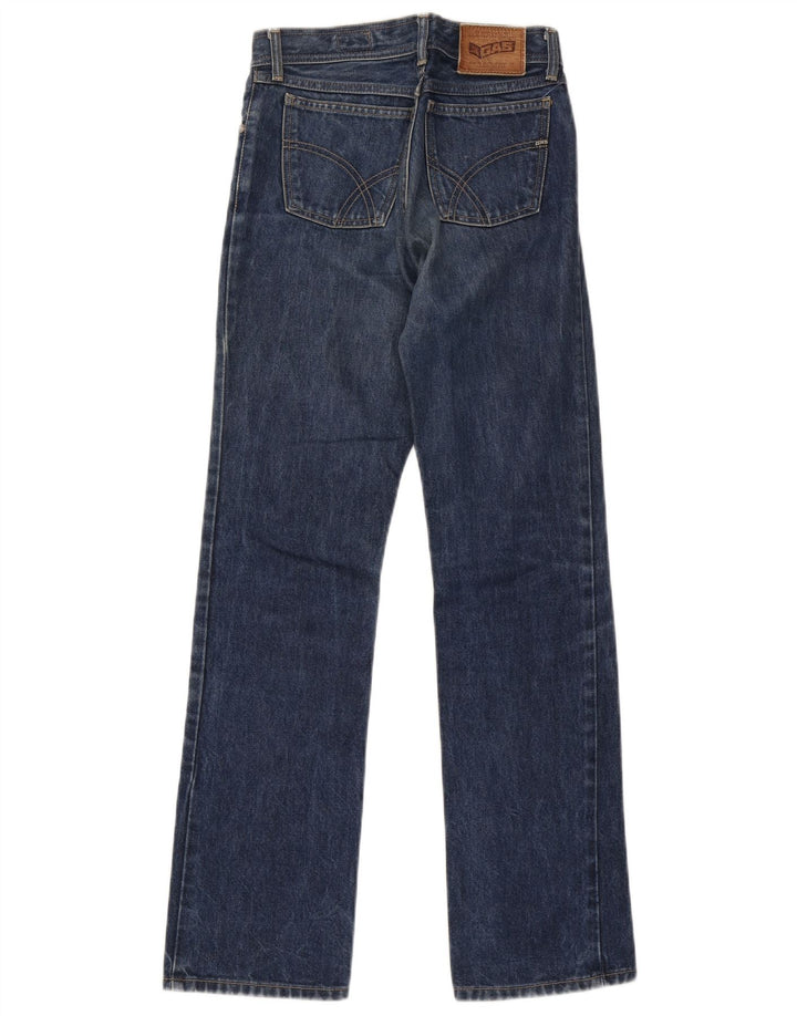 Jean droit femme Gas W27 L31 bleu coton