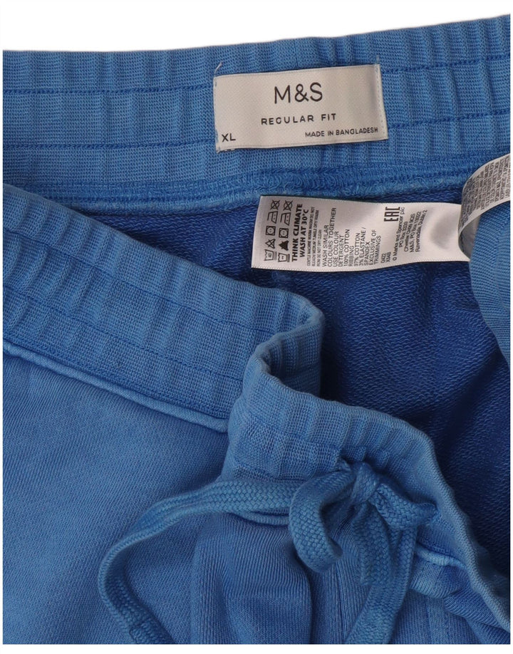 Marks & Spencer Short de sport coupe classique pour homme XL en coton bleu