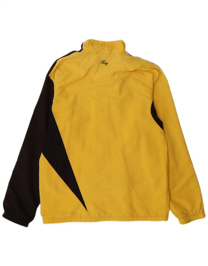 ADIDAS Veste de survêtement pour homme UK 38/40 Jaune moyen Colourblock