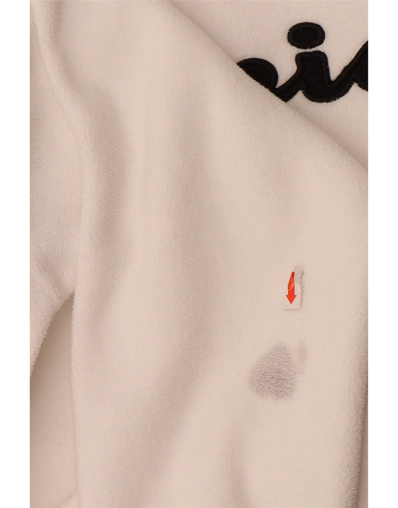 CHAMPION Mens Graphic Hooded Fleece Jumper XS White Polyester Vintage Champion and Second-Hand Champion from Messina Hembry 