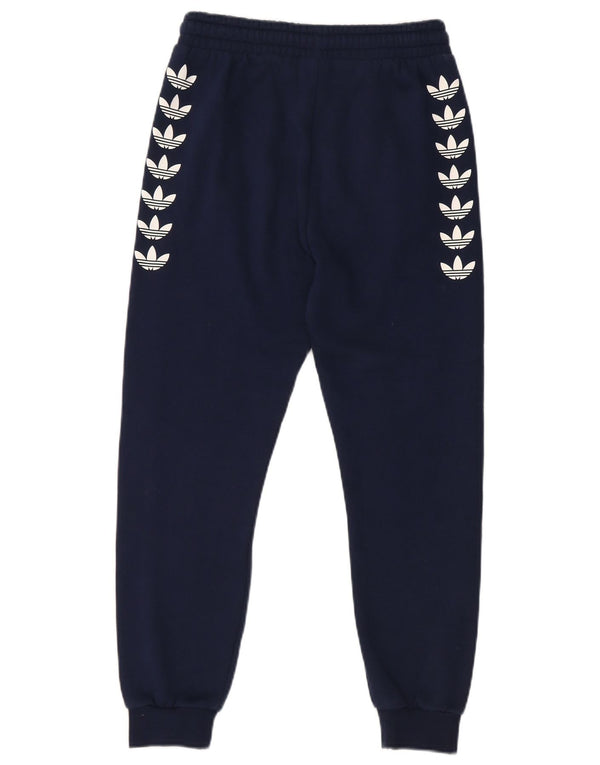 Adidas Pantalon de survêtement graphique pour garçon 11-12 ans Bleu marine
