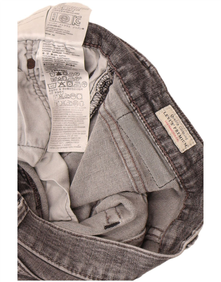 Levi's Jean Slim W32 L32 Homme Gris Coton
