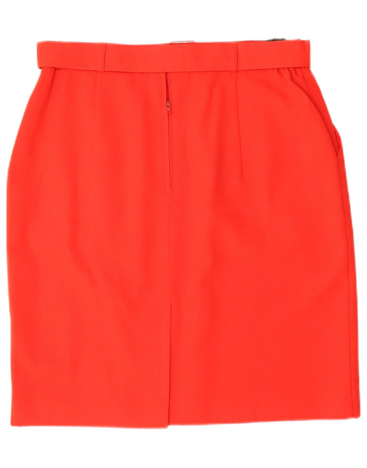 BONITA Womens Pencil Skirt IT 42 Medium W30 Red Viscose