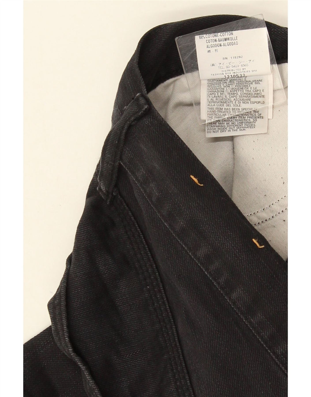 Replay Jean Bootcut Homme W33 L32 Noir Coton