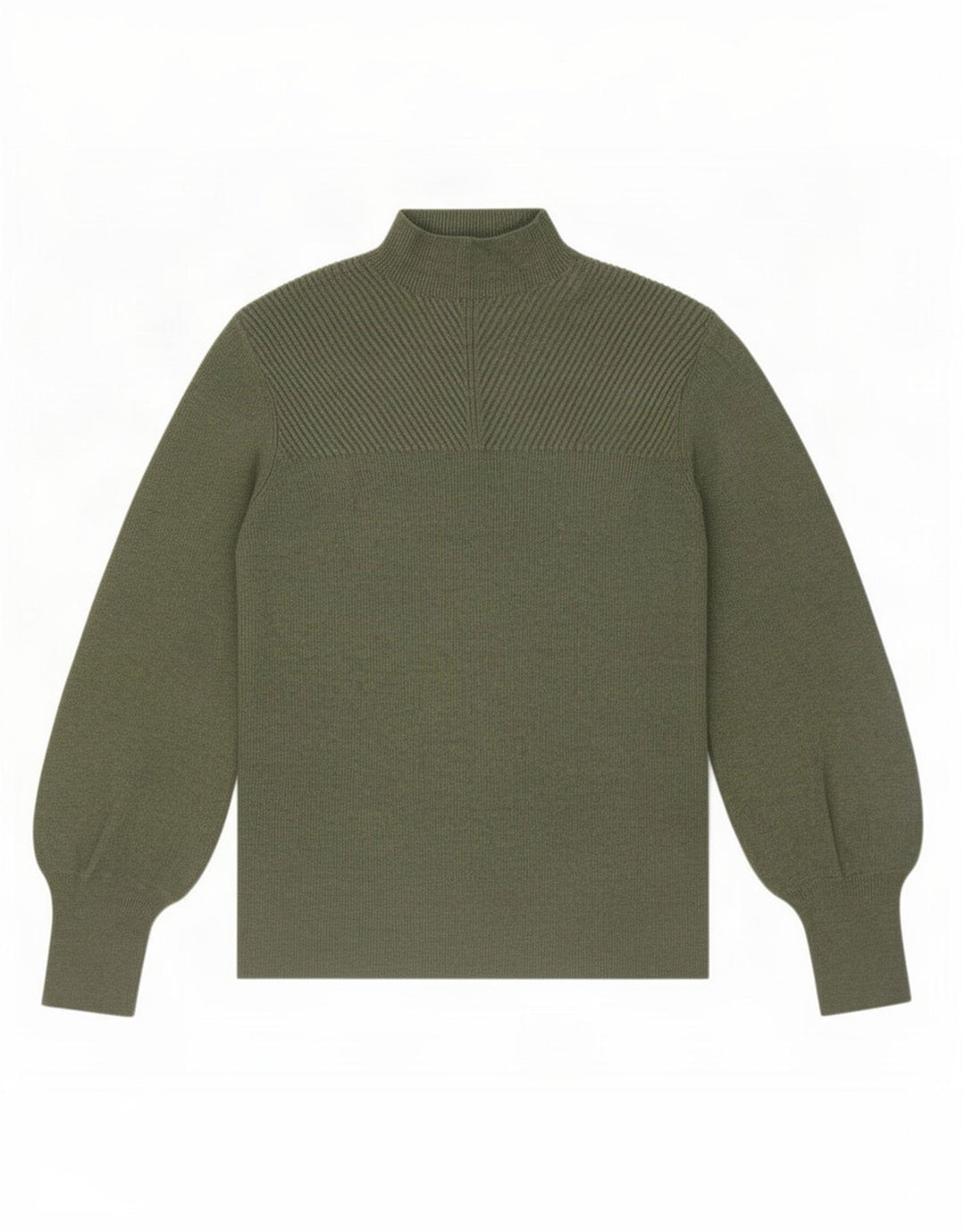 Marks & Spencer Pull col roulé pour femme UK 14 Vert moyen