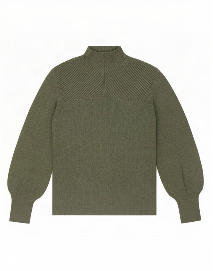 Marks & Spencer Pull col roulé pour femme UK 14 Vert moyen