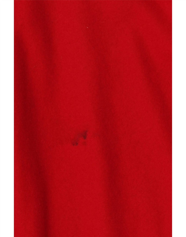 jupe trapèze femme vintage W24 XS Rouge